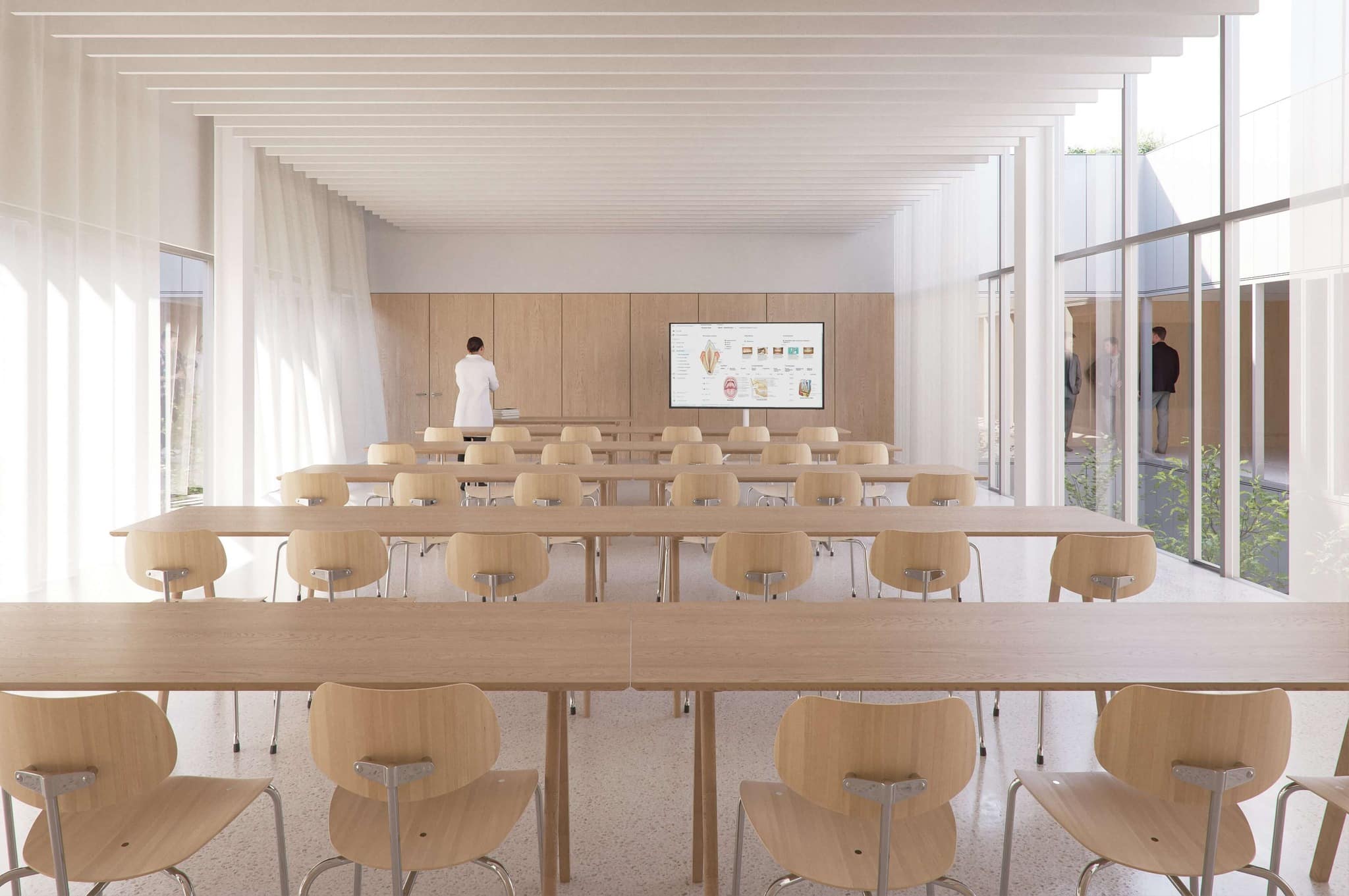 Render de la nueva sede que acogerá el Grado en Odontología en el campus de Elche