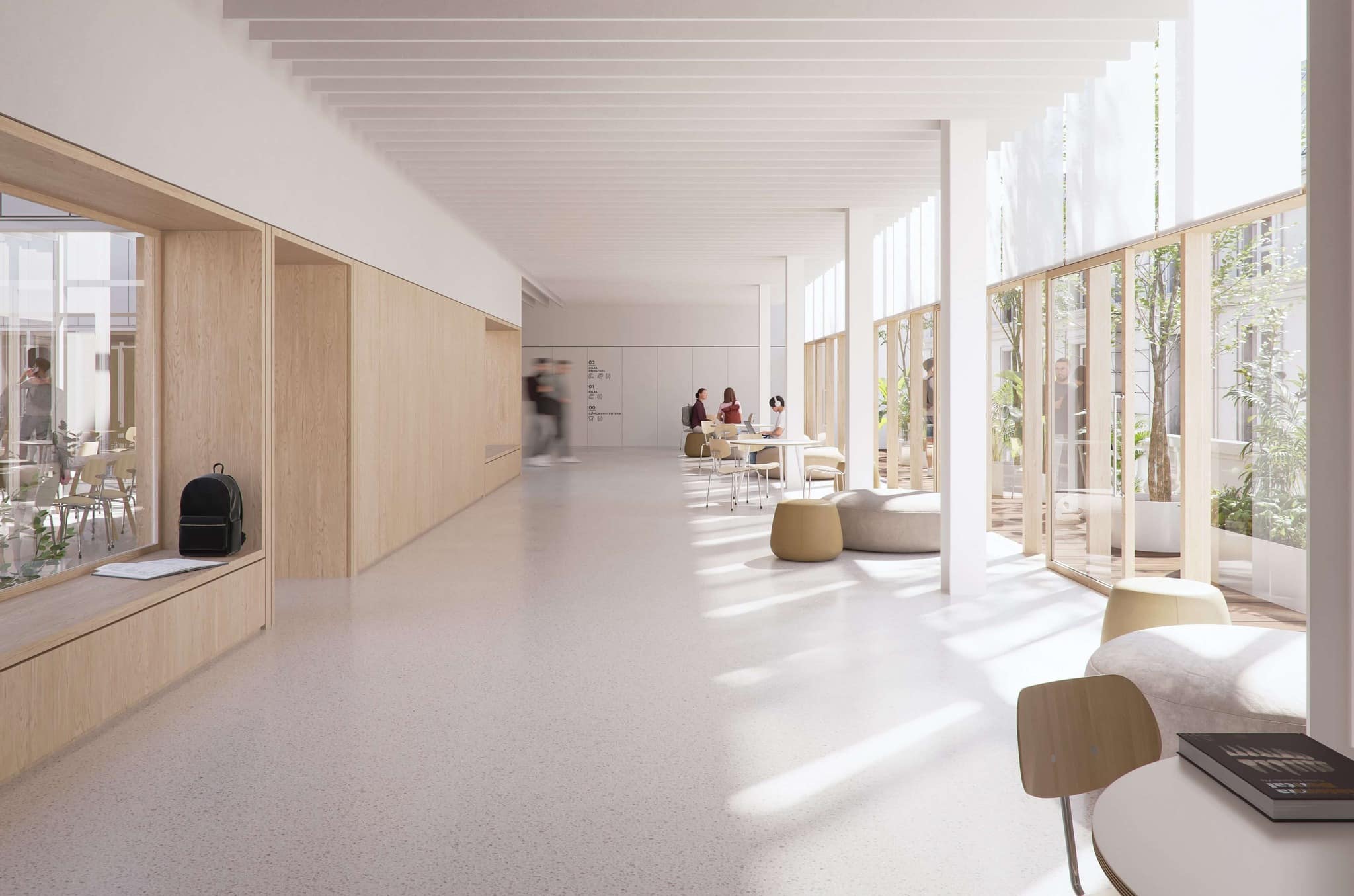 Render de la nueva sede que acogerá el Grado en Odontología en el campus de Elche