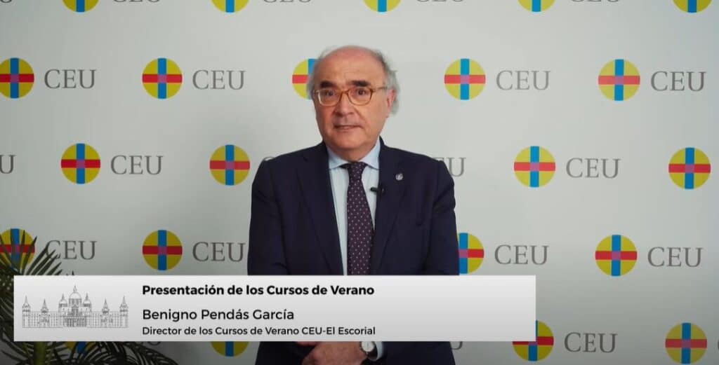 Con este mensaje ha invitado y animado Benigno Pendás a los universitarios a participar en los Cursos de Verano CEU – María Cristina (San Lorenzo de El Escorial).